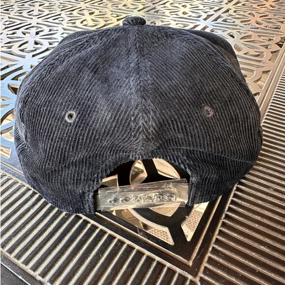 Vintage SAM JUNG HO Tournament Skis Corduroy Black Hat - Picture 10 of 13